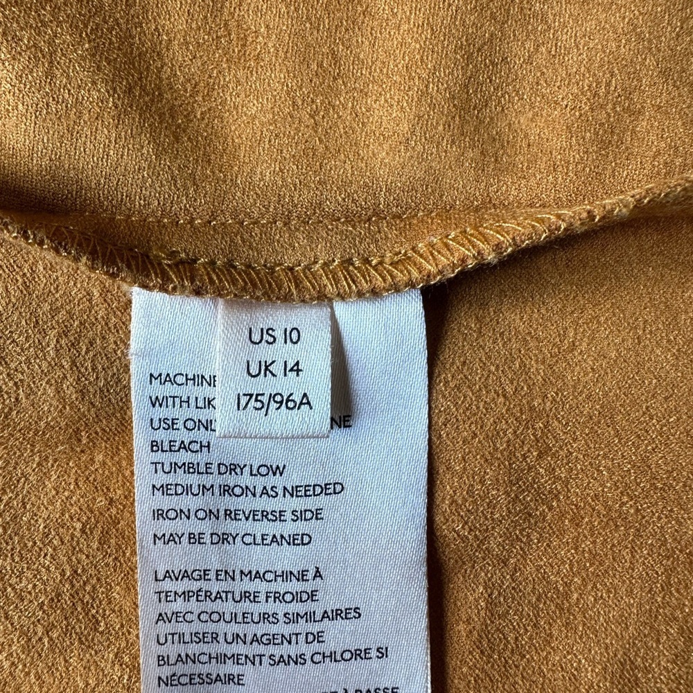 Anthropologie Golden High-Low Skirt - Picture 14 of 14
